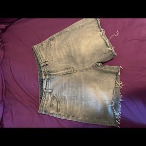 Cutoff Denim Shorts